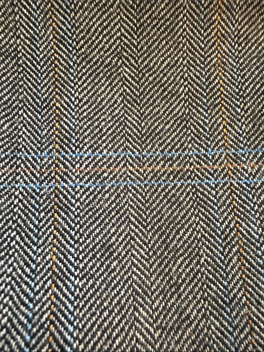 Brooks Brothers Madison 44L Lanificio Campore Wool Gray Herringbone Sport Coat